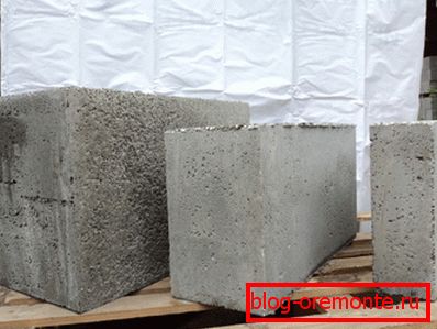Ready-to-use blocks of Styroporbeton Ready-to-use blocks of Styroporbeton