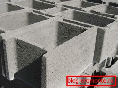 Ready block concrete fixed formwork