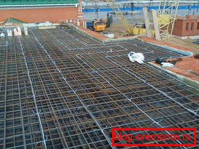 Ready-for-use laid wire for heating concrete Ready-for-use laid wire for heating concrete