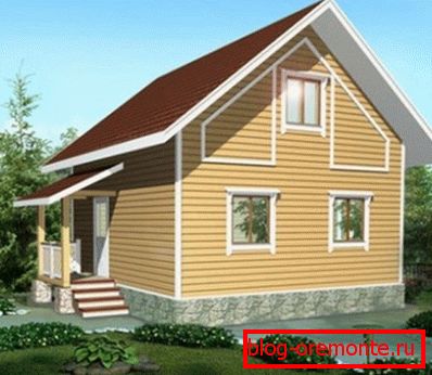 Ready project of log house