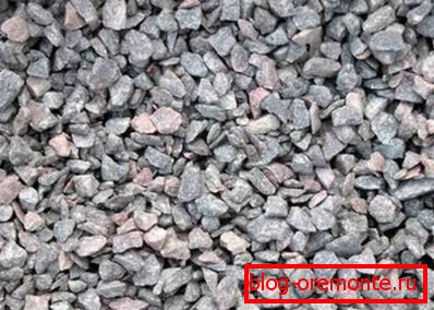 Granite rubble Granite rubble