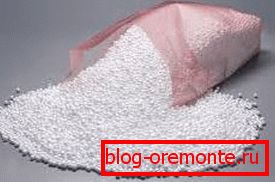 Polystyrene granules Polystyrene granules