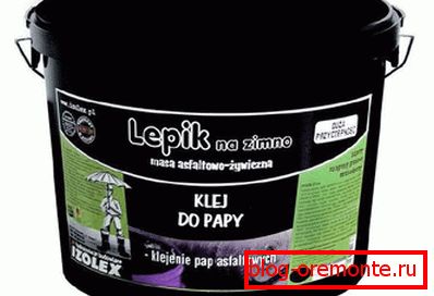 We use cold mastic