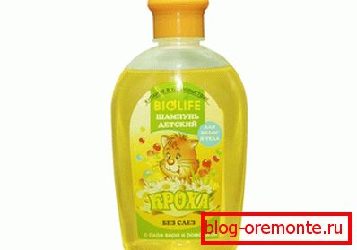 Good results gives baby shampoo
