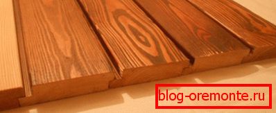 Artificial imitation is made from plastic mixed with wood waste. Artificial imitation is made from plastic mixed with wood waste.