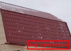 Using a metal profile is not only cost-effective, but allows you to give the structure a good appearance Using a metal profile is not only cost-effective, but allows you to give the structure a good appearance