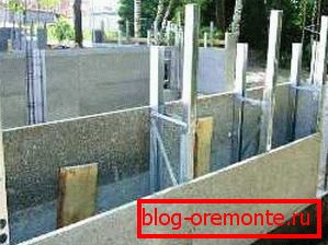 What is the permanent formwork for foam concrete