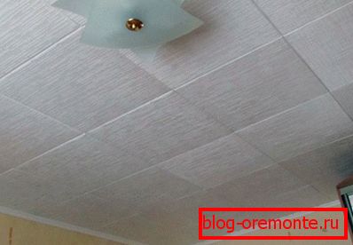From ceiling tiles From ceiling tiles