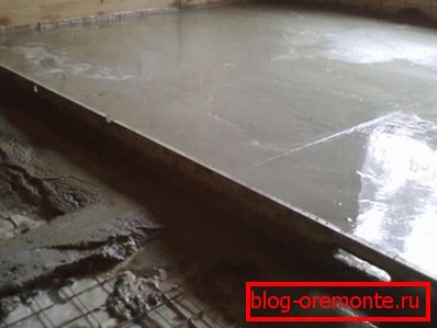 Concrete screed manufacturing Concrete screed manufacturing