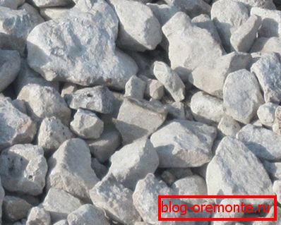 Limestone rubble Limestone rubble