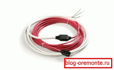 Floor heating cable