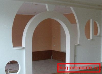 how to make an arch from plasterboard