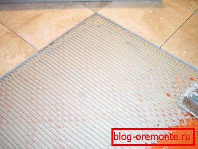 How to glue tiles