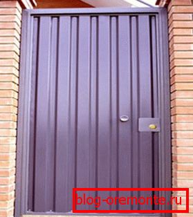Use of profiled sheeting Use of profiled sheeting