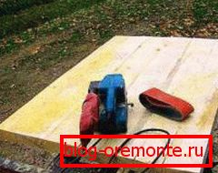 Grind the workpiece how to make an arched door