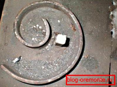 Forging application for door decoration Forging application for door decoration