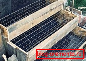 Mesh reinforcement how to make a porch yourself