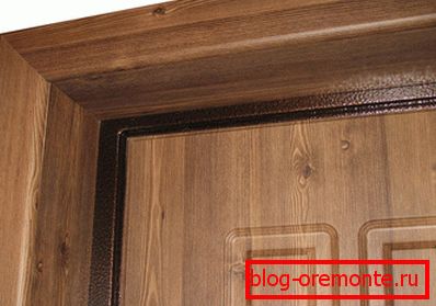 How to install the trim on the door: corner docking How to install the trim on the door: corner docking