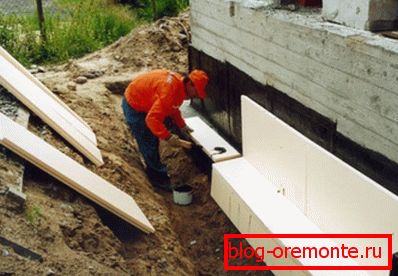 How to insulate the concrete after pouring polystyrene foam