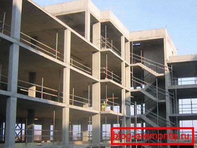 How are built reinforced concrete frame houses How are built reinforced concrete frame houses