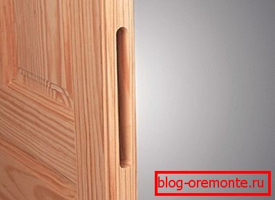 Mortise lock slot insert the lock into the wooden door