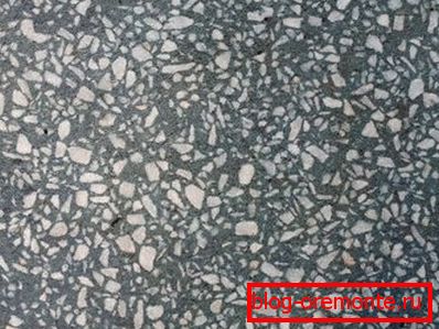 What does a marbled concrete look like? What does a marbled concrete look like?