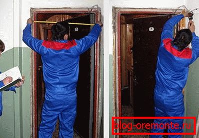 Entrance door size: required information