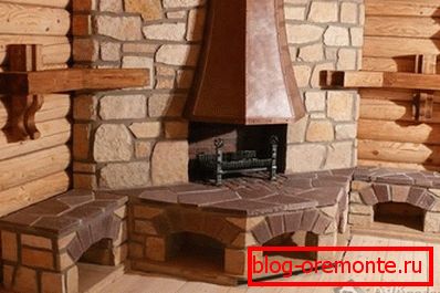 How to fold the fireplace yourself