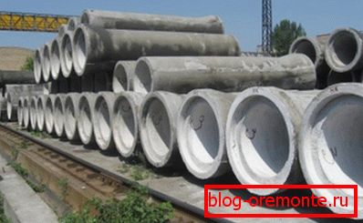 Sewer concrete pipe 500 mm in diameter Sewer concrete pipe 500 mm in diameter