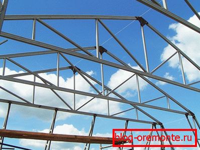 Frame system of rafters and its types
