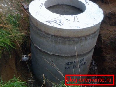 Caisson for a well from concrete rings - the optimal solution Caisson for a well from concrete rings - the optimal solution