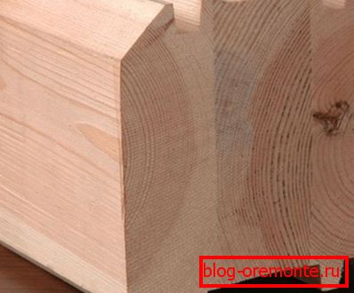 Glued material with profiled structure. Glued material with profiled structure.