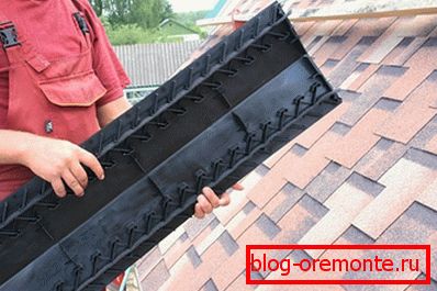 Ridge roofing aerator TechnoNIKOL