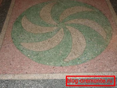 Beautiful concrete floors with marble chips Beautiful concrete floors with marble chips