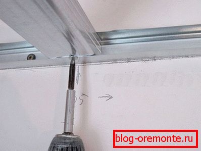 Installation потолочного каркаса Installation потолочного каркаса