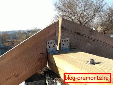 Mount rafters to the ridge