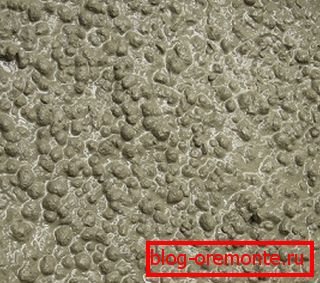 Large crushed stone is not suitable for the construction of the foundation for a residential structure