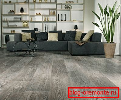Laminate should be darker than walls.
