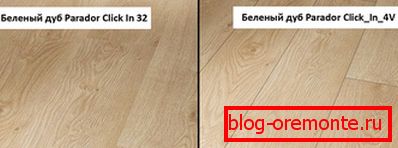 Comparing laminate with and without a facet