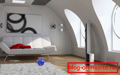 Light-colored laminate in combination with white interior