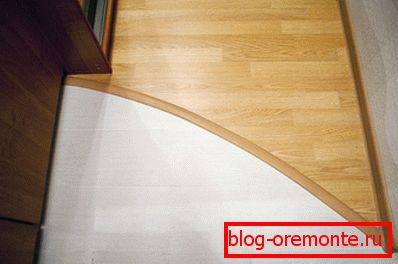 Laminate in the hallway