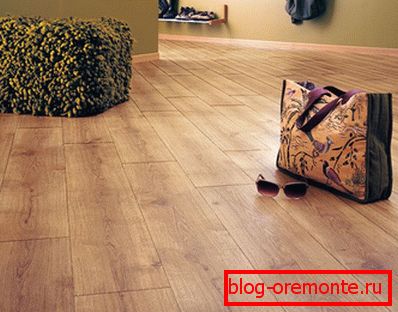 Floor in the hallway