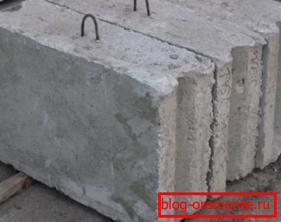 Reinforced concrete foundation blocks: one of the most