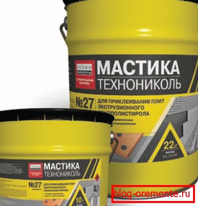 Mastic for gluing penoplex Mastic for gluing penoplex