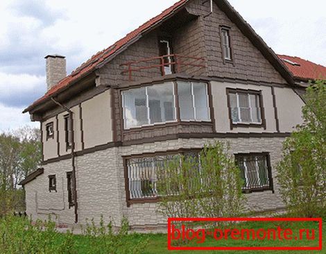 What can be revetted facade