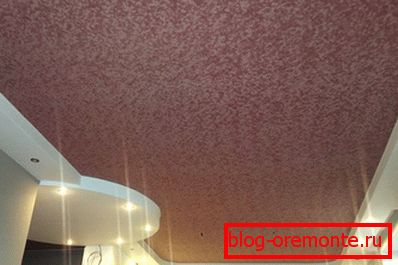 Matte stretch ceiling Matte stretch ceiling