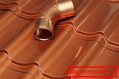 Copper tiles