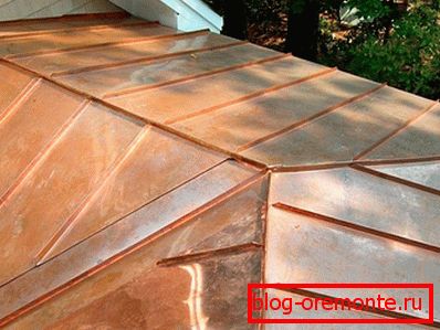 Copper sheet used