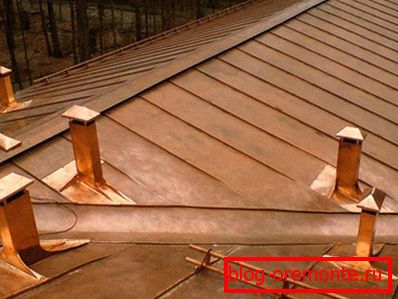 Copper roof