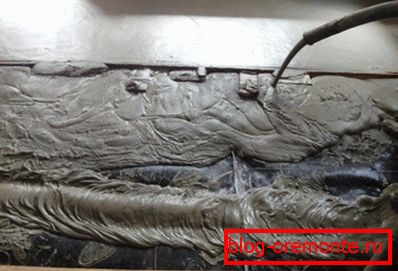 Mechanized flooring with foam concrete Mechanized flooring with foam concrete